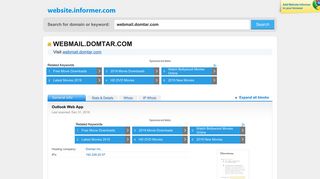 webmail.domtar.com at WI. Outlook Web App - Website Informer