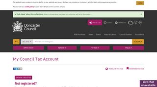 Sign In - My Council Tax Account - Doncaster Council