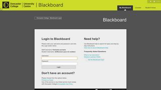 Login to Blackboard - Blackboard Learn