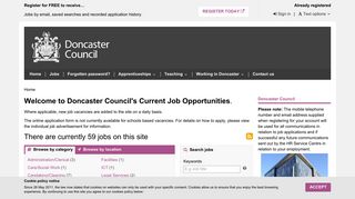 Doncaster Metropolitan Borough Council - Jobs and careers