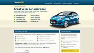 Done Deal - Car and Van insurance