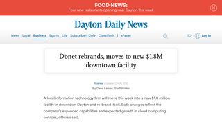 Donet rebrands, moves to new $1.8M downtown facility