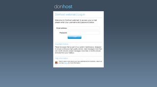 Donhost webmail | Log in