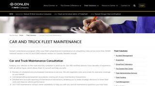 Fleet Vehicle Maintenance - Donlen
