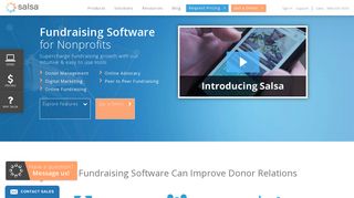 Fundraising Software - Salsa Labs