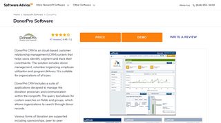 DonorPro Software - 2019 Reviews, Pricing & Demo