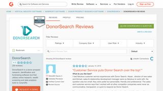 DonorSearch Reviews 2019 | G2 Crowd