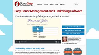 DonorSnap Donor Management and Fundraising Software for Nonprofits