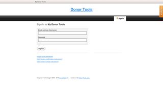 Donor Tools