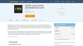 Dollar Loan Center | 2019 Reviews | Pros & Cons - BestCompany.com