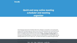 Meeting-scheduler - Doodle