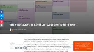 Best Meeting Scheduler Apps - Zapier
