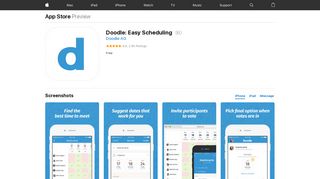 Doodle: Easy Scheduling on the App Store - iTunes - Apple