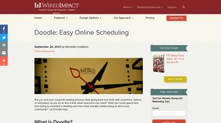 Doodle: Easy Online Scheduling - Wired Impact