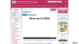 DoodleMaths - Save up to 50% for Homeschoolers