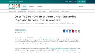 Door To Door Organics Announces Expanded Michigan Service Into ...