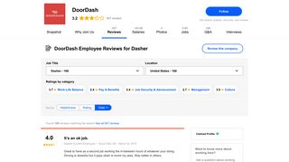Working as a Dasher at DoorDash: 145 Reviews | Indeed.com