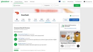 DoorDash Employee Benefits and Perks | Glassdoor.com.au
