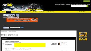 Ski-Doo Snowmobiles - DOOTalk Forums
