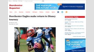 Dorchester Eagles make return to Disney tourney | Dorchester Reporter
