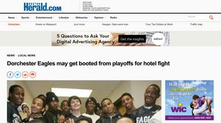 Dorchester Eagles may get booted from playoffs for hotel fight ...