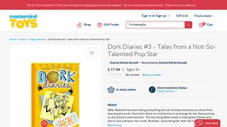 Dork Diaries 3 - Tales from a Not-So-Talented Pop Star