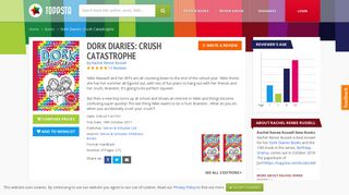 Book Reviews for Dork Diaries: Crush Catastrophe By Rachel Renee ...