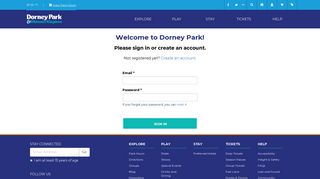 Login or Sign up for an Account - Dorney Park