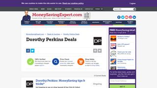 Dorothy Perkins Discount Codes, Promo & Sales - Money Saving Expert