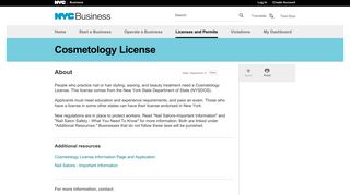 Cosmetology License - NYC Business - NYC.gov
