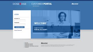 CUSTOMER PORTAL: LOG IN - doseedge customer portal