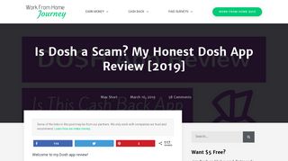 Is Dosh Safe? My Honest Review [Feb. 2019] Referral Code: IANH1 ...