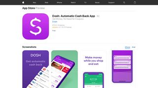 Dosh: Automatic Cash Back App on the App Store - iTunes - Apple