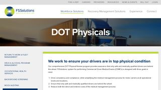 DOT Physical management services - FSSolutions