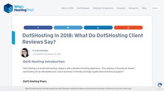 Dot5Hosting In 2019: What Do Dot5Hosting Client Reviews Say?