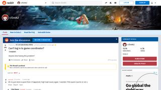 Can't log in to game coordinator? : DotA2 - Reddit