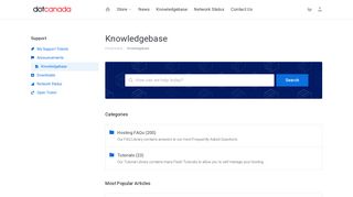 How to Login to The Client Area - Knowledgebase - dotCanada.com