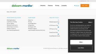 Login Page | Dotcom-Monitor