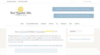 How to Join doTERRA Australia - Best Essential Oils