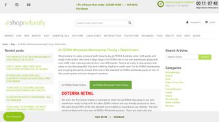 doTERRA Wholesale Membership Pricing + Retail Orders - Shop ...