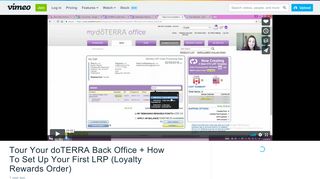 Tour Your doTERRA Back Office + How To Set Up Your First LRP ...