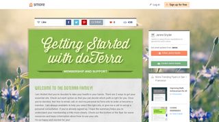 Getting Started with doTerra | Smore Newsletters