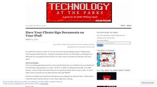 Have Your Clients Sign Documents on Your iPad! | Technology At the ...
