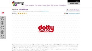 Dotty Bingo Review + Player Rewards | BingoPort