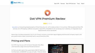 Dot VPN Premium Review | BestVPN.org