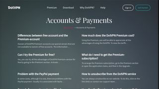 Accounts & Payments - DotVPN — Better than VPN.