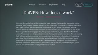 DotVPN: How does it work? - DotVPN — Better than VPN.