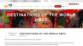 Destinations of the World DMCC – ITB China