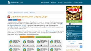 DoubleDown Casino Free Chips - Bonus Collector - GameHunters.Club