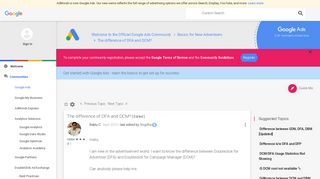 The difference of DFA and DCM? - The Google Advertiser Community ...